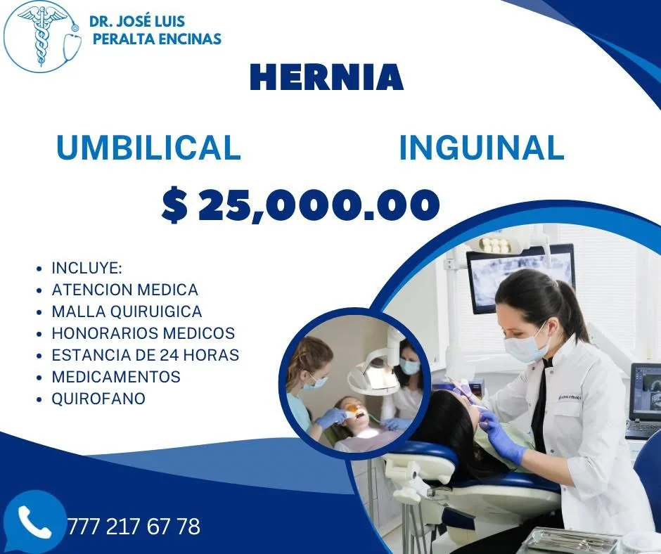 Paquete quirúrgico para hernia